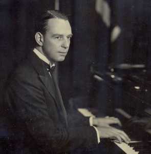 Cecil Norman at the piano